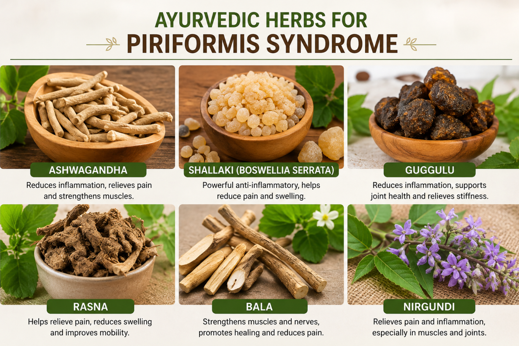 Herbs For Piriformis Syndrome