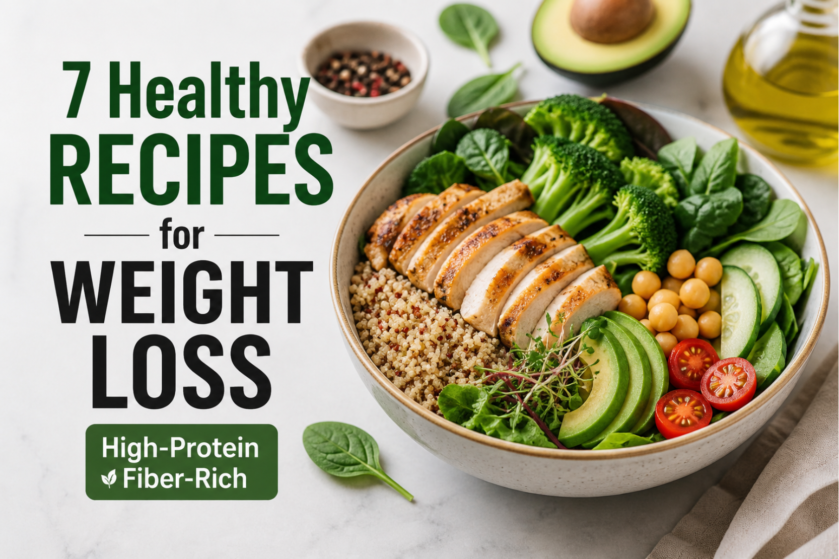 7 Healthy Recipes for Weight Loss