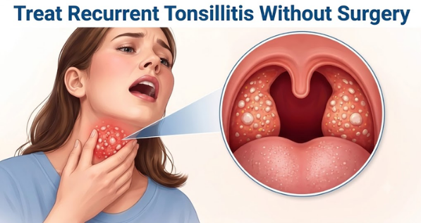 Treat Recurrent Tonsillitis Without Surgery